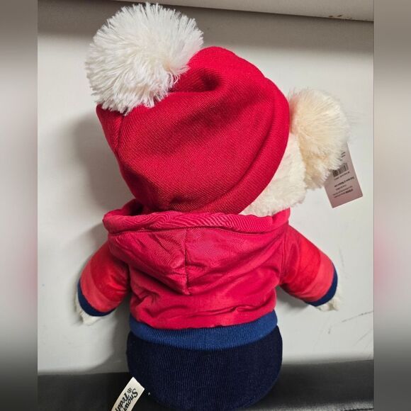 20" Holiday Time Snowflake Teddy Bear Christmas Winter Boy - Picture 5 of 8